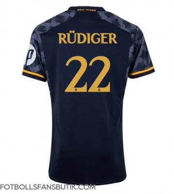 Real Madrid Antonio Rudiger #22 Replika Bortatröja 2023-24 Kortärmad